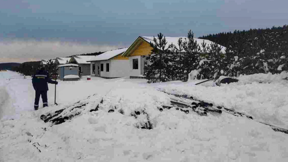 Продолжаются работы в поселке “ISET VILLAGE” по газификации