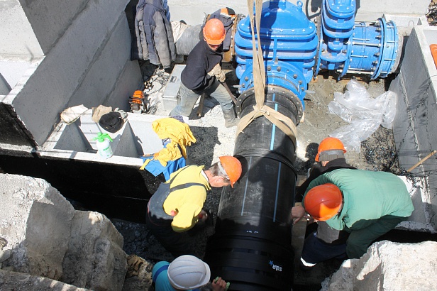Реконструкция водопроводных сетей по ул. Татищева и на центральном стадионе