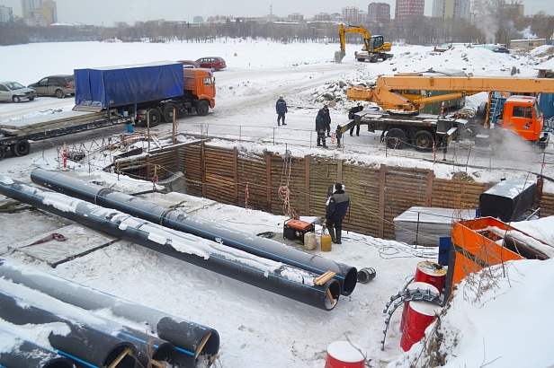 Реконструкция Макаровского моста. Переустройство сетей водопровода с дюкерным переходом.