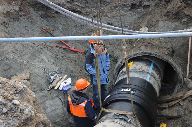 Реконструкция водопроводных сетей по ул. Татищева и на центральном стадионе