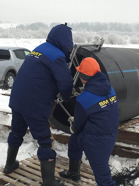 Ремонт водовода диаметром 1200 мм